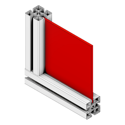 63-100-R MODULAR SOLUTIONS PVC PANEL 1/4" X 48" X 96", RED